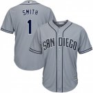 Men's Ozzie Smith San Diego Padres Grey Road Cool Base Jersey