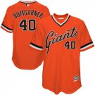 Men Madison Bumgarner San Francisco Giants Orange Turn Back Jersey