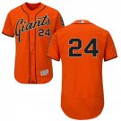 Men's Willie Mays San Francisco Giants Orange Flexbase Jersey