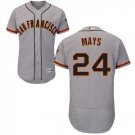 Men's Willie Mays San Francisco Giants Grey Flexbase Jersey