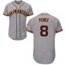Men's Hunter Pence San Francisco Giants Grey Flexbase Jersey