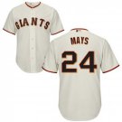 Men's Willie Mays San Francisco Giants Cream Home Cool Base Jersey