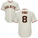 Men's Hunter Pence San Francisco Giants Cream Home Cool Base Jersey