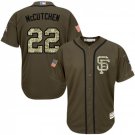 Men's Andrew McCutchen San Francisco Giants Salute to Service Jersey