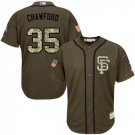Men's Brandon Crawford San Francisco Giants Salute to Service Jersey