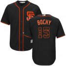 Men's Evan Longoria SF Giants Black Team Logo Fashion Jersey