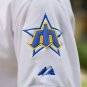 Men Felix Hernandez Seattle Mariners White Flexbase Cooperstown Jersey