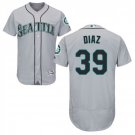 Men's Edwin Diaz Seattle Mariners Gray Flex Base Road Jersey
