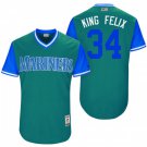 Men's Felix Hernandez Seattle Mariners 'King Felix 2017 Weekend Jersey
