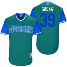 Men's Edwin Diaz Seattle Mariners Aqua 'Sugar' 2017 Weekend Jersey