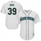 Men's Edwin Diaz Seattle Mariners White Cool Base Home Jersey