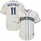 Men's Edgar Martinez Seattle Mariners Cream Cool Base Jersey