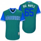 Men James Paxton Seattle Mariners Aqua 'Big Maple' 2017 Weekend Jersey