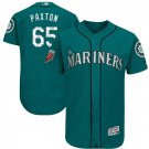 Men's James Paxton Seattle Mariners Aqua 2018 Spring Training Jersey