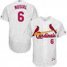 Men's Stan Musial St. Louis Cardinals White Flexbase Jersey