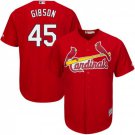 Men's Bob Gibson St. Louis Cardinals Red Cool Base Jersey