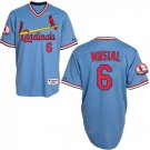 Men's Stan Musial St. Louis Cardinals Blue 1982 Turn Back Jersey