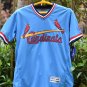 Men's Stan Musial St. Louis Cardinals Blue 1982 Turn Back Jersey