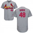 Men's Harrison Bader St. Louis Cardinals Gray Flex Base Road Jersey