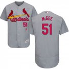 Men's Willie McGee St. Louis Cardinals Grey Flexbase Jersey