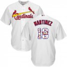 Men Carlos Martinez St. Louis Cardinals White Team Logo Fashion Jersey