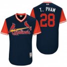 Men's Tommy Pham St. Louis Cardinals Navy 'T. Pham' 2017 Weekend Jersey