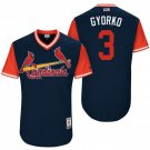 Men Jedd Gyorko St. Louis Cardinals Navy 'Gyorko' 2017 Weekend Jersey