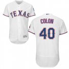 Men's Bartolo Colon Texas Rangers White Flex Base Home Jersey