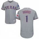 Men's Elvis Andrus Texas Rangers Grey Flexbase Jersey