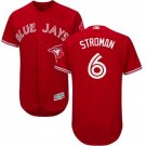 Men's Marcus Stroman Toronto Blue Jays Scarlet Flexbase Jersey