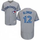Men's Roberto Alomar Toronto Blue Jays Grey Flexbase Jersey