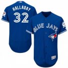 Men's Roy Halladay Toronto Blue Jays Blue Flexbase Jersey