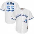 Men's Russell Martin Toronto Blue Jays White Cooperstown Jersey