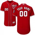 Men's Custom Washington Nationals Red ized Flexbase Jersey