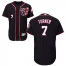 Men's Trea Turner Washington Nationals Navy Blue Flexbase Jersey