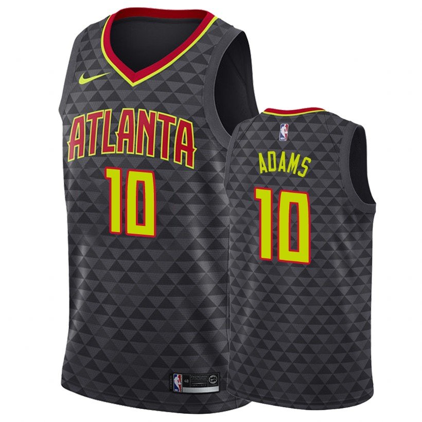 Atlanta Hawks Jaylen Adams #10 Black Icon Edition Stitched Jersey