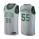 Boston Celtics Greg Monroe #55 Gray City Edition Stitched Jersey