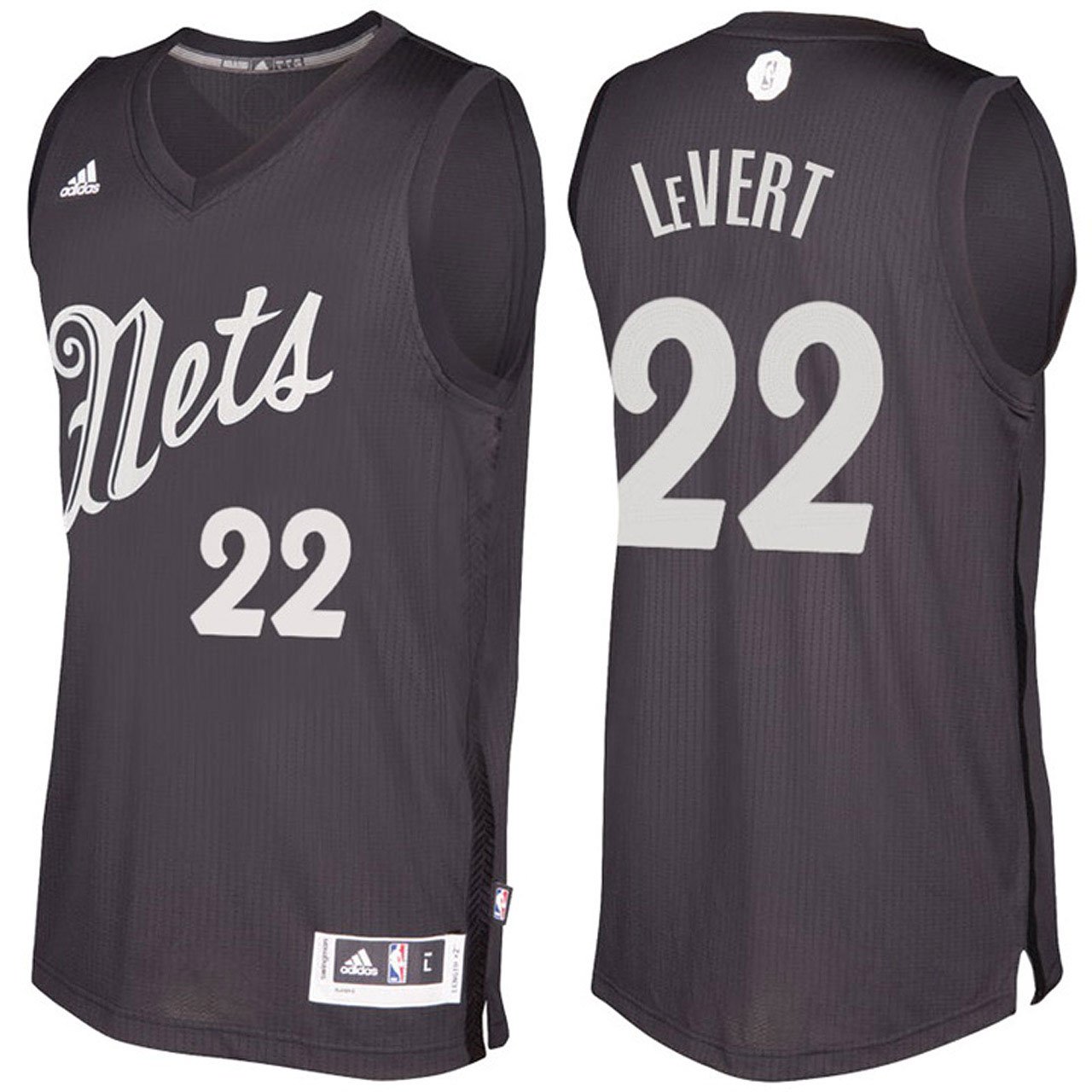 Brooklyn Nets Caris LeVert Black Christmas Day Stitched Jersey