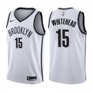 Brooklyn Nets Isaiah Whitehead #15 White Stitched Jersey