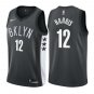Brooklyn Nets Joe Harris #12 Black Statement Stitched Jersey