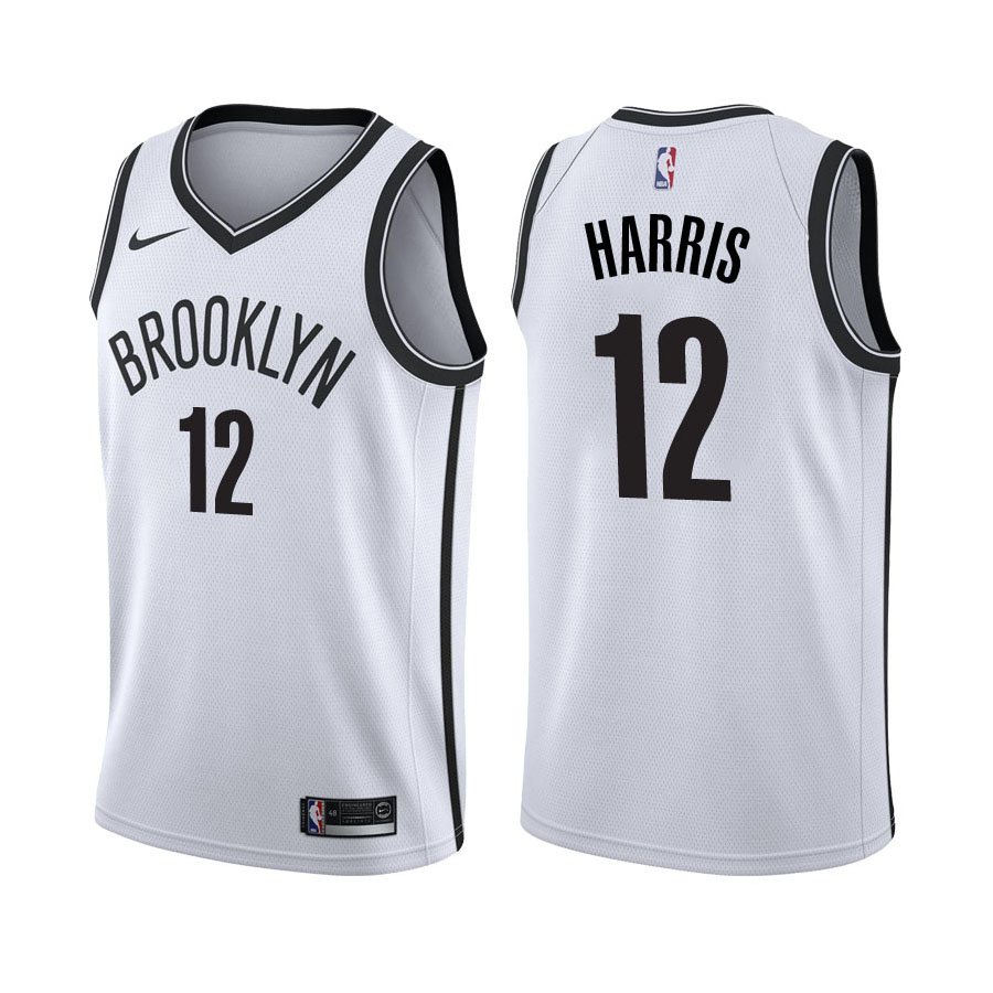 Brooklyn Nets Joe Harris #12 White Stitched Jersey