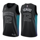 Charlotte Hornets Dwight Howard #12 Black City Edition Stitched Jersey