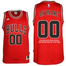 2017 Mens Chicago Bulls Road Red Custom Stitched Jersey