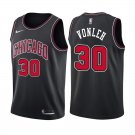 Chicago Bulls Noah Vonleh #30 Black Statement Edition Stitched Jersey