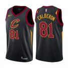 Cleveland Cavaliers Jose Calderon #81 Black Statement Stitched Jersey