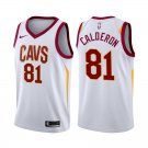 Cleveland Cavaliers Jose Calderon #81 White Stitched Jersey