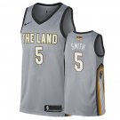 Cleveland Cavaliers J.R. Smith #5 Gray 2018 Finals City Jersey