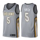 Cleveland Cavaliers J.R. Smith #5 Gray City Edition Stitched Jersey