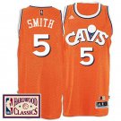 Cavaliers Hardwood Classics Throwback Orange Jersey J.R. Smith