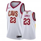 Cleveland Cavaliers LeBron James #23 White 2018 Finals Stitched Jersey